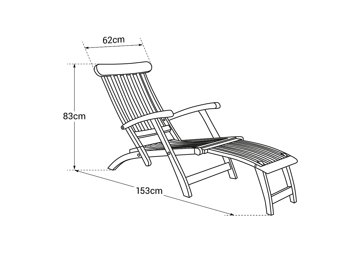 LOMBOK teak dekstoel