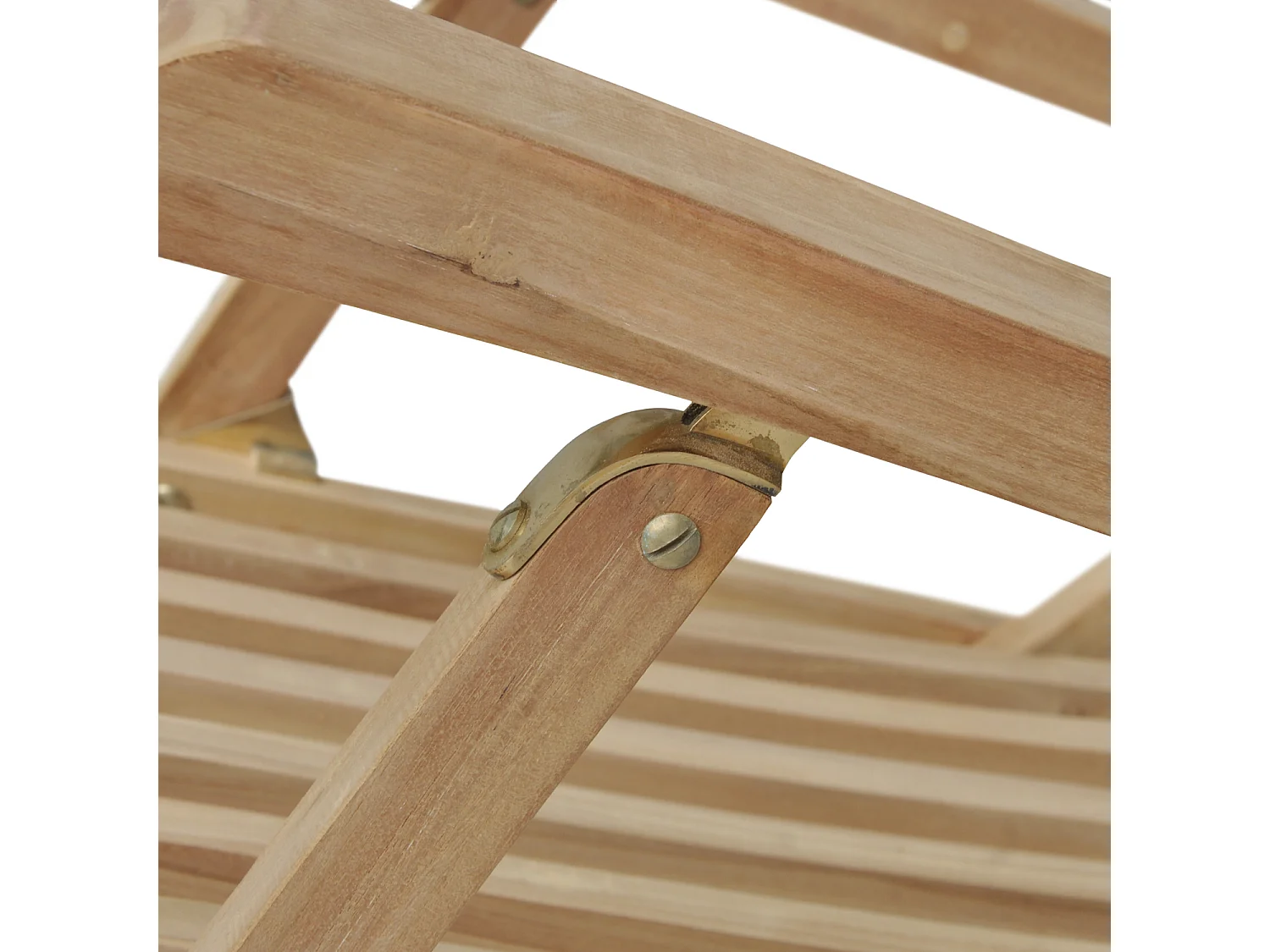 Transat pliant 153cm en teck LOMBOK - HAPPY GARDEN