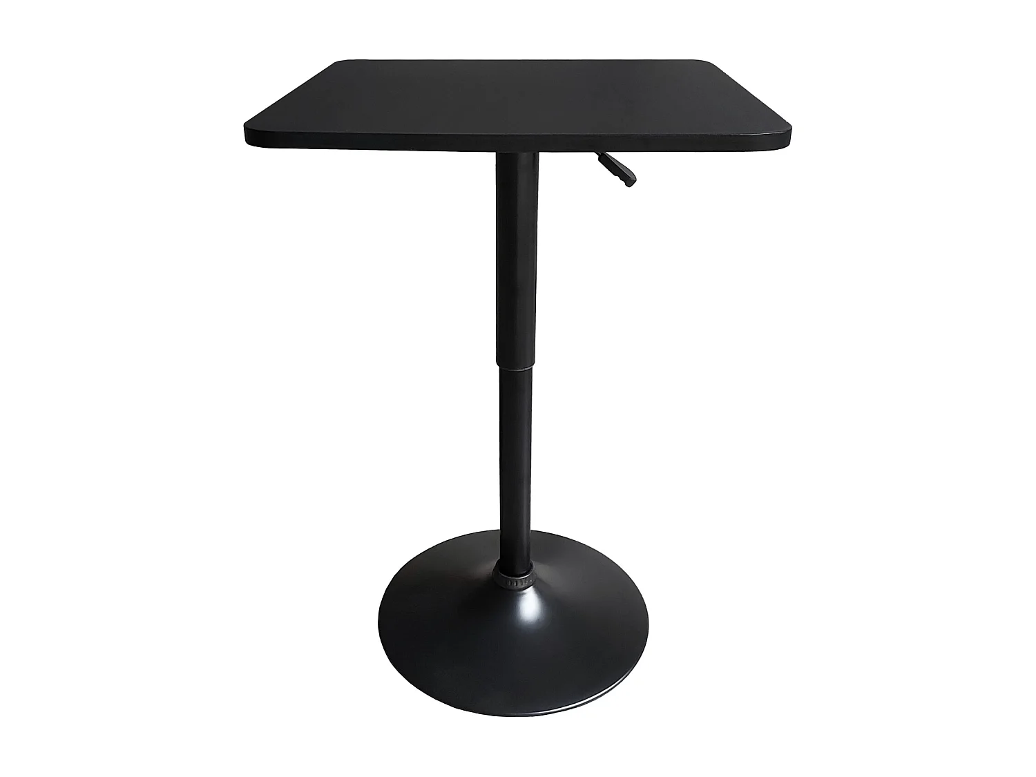 Table de bar carrée noire LUKE - HAPPY GARDEN