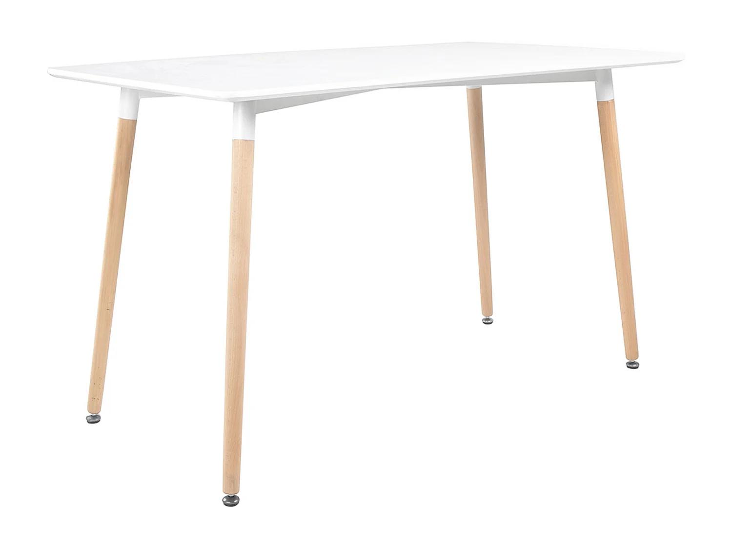 Table rectangulaire 120 × 70cm blanche PIA - HAPPY GARDEN
