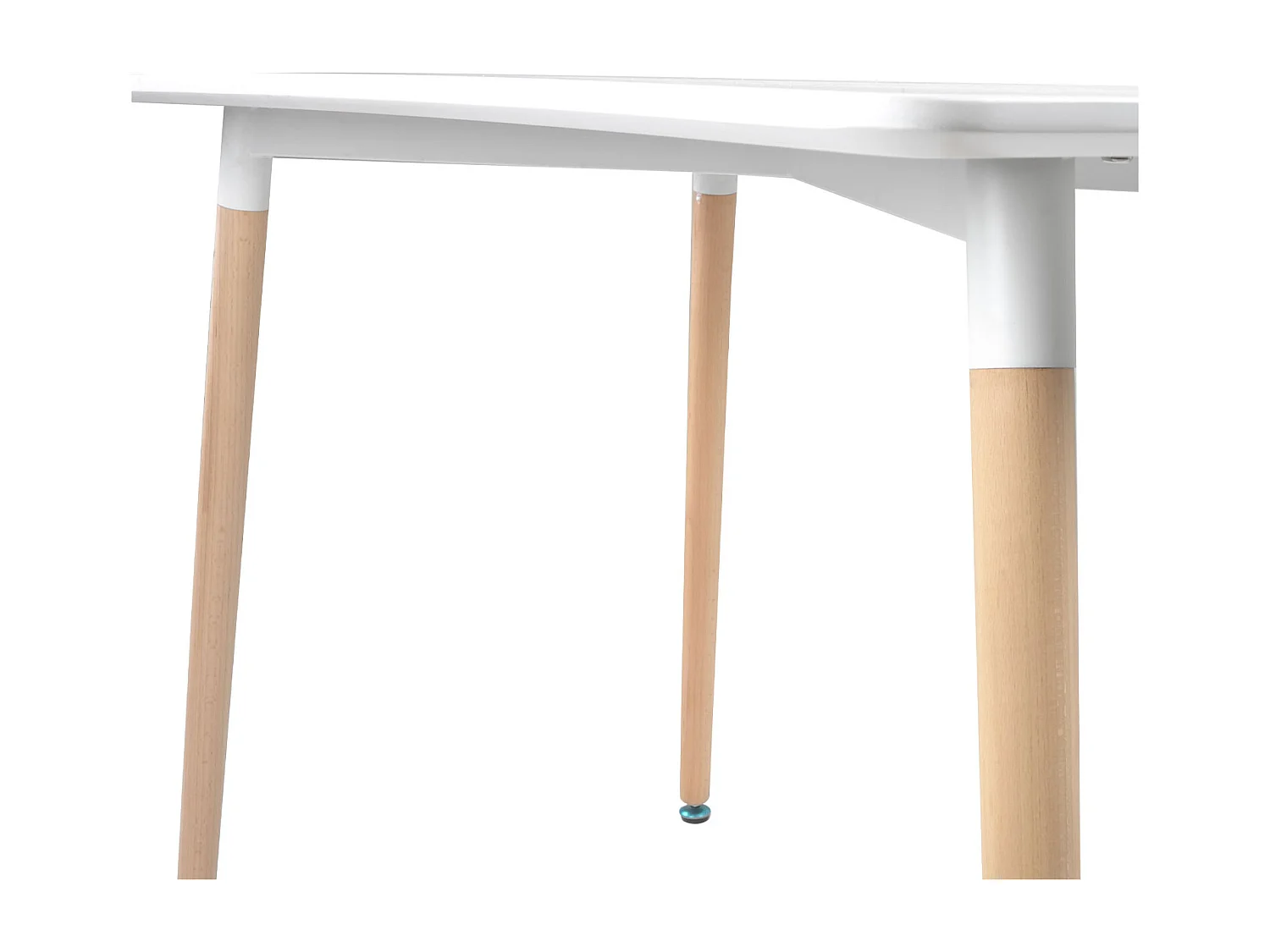 Table rectangulaire 120 × 70cm blanche PIA - HAPPY GARDEN