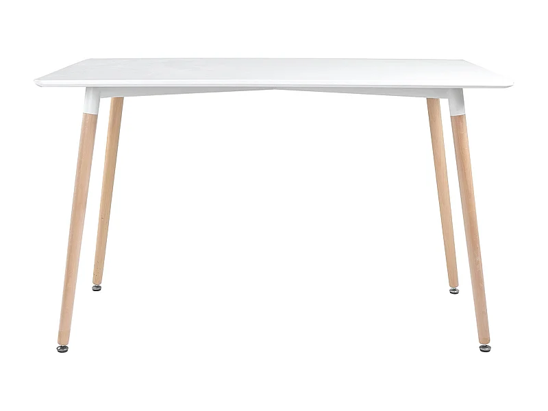 Table rectangulaire 120 × 70cm blanche PIA - HAPPY GARDEN