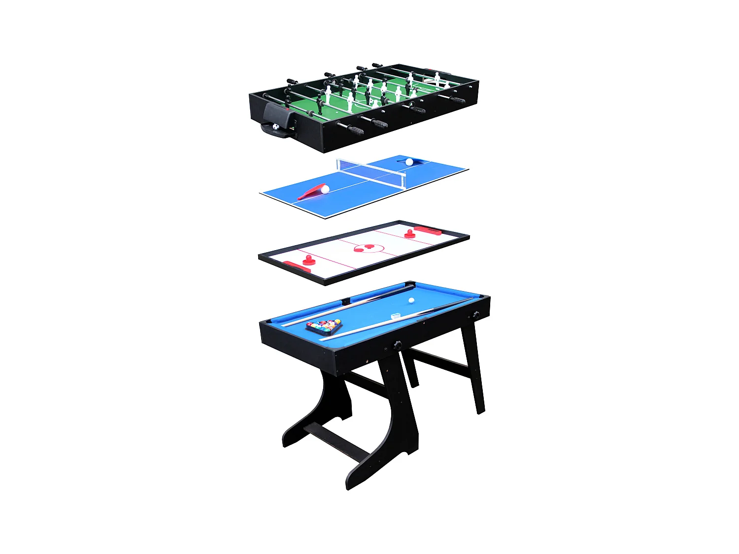 Table multi-jeux 4 en 1 - HAPPY GARDEN