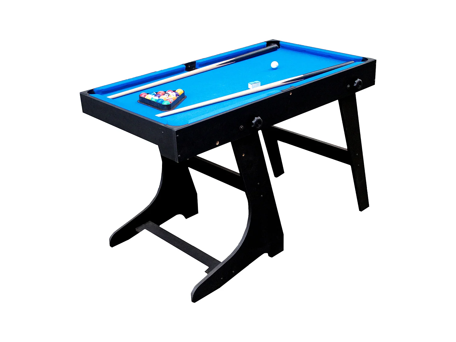 4-in-1-Mehrzwecktisch für Kinder - Tischfußball, Billard, Tischtennis, Air-Hockey