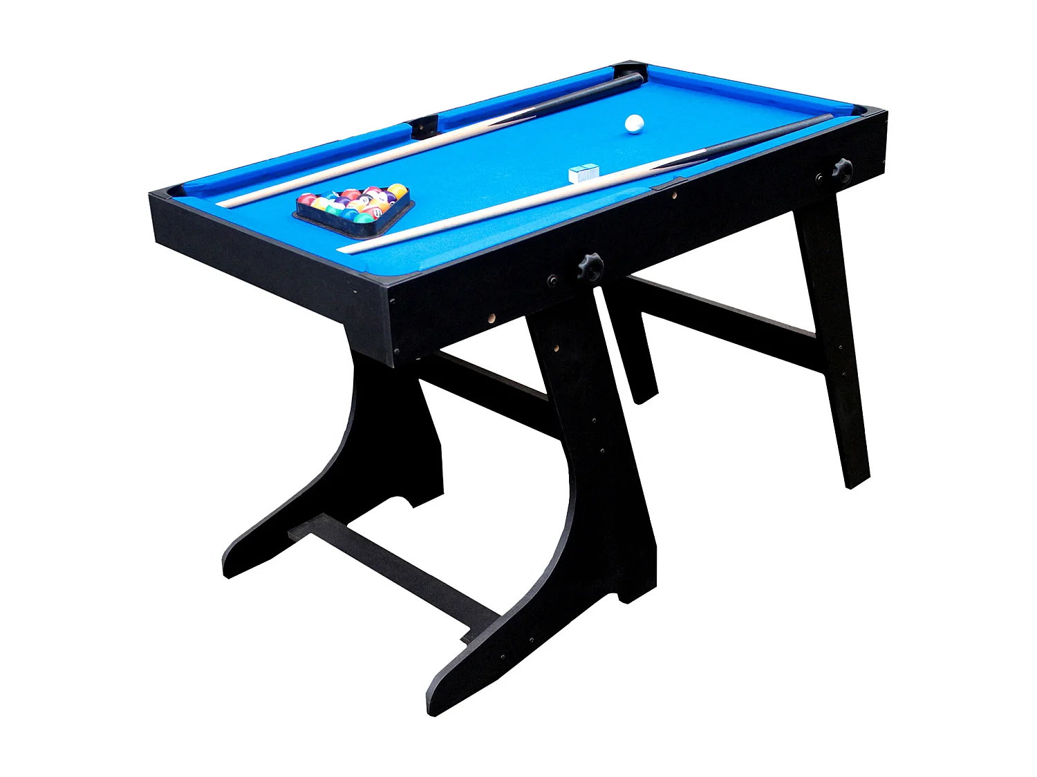 Table multi-jeux 4 en 1 pour enfants - Baby-foot, Billard, Ping-pong, Air-hockey - HAPPY GARDEN