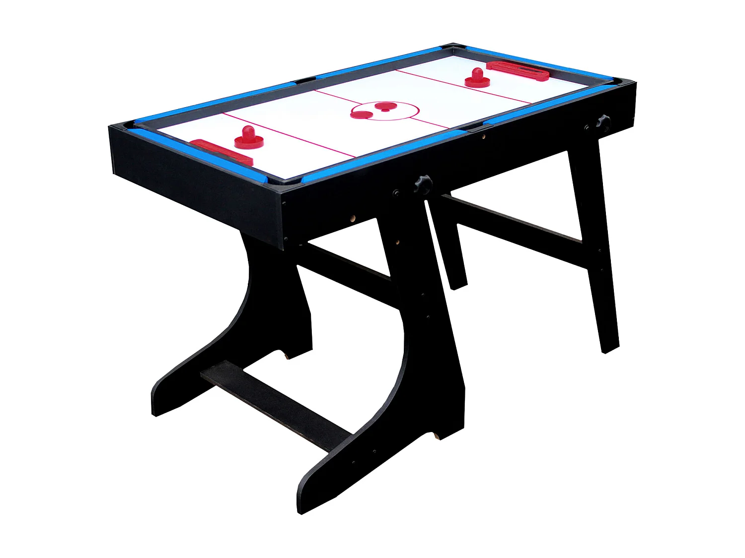 Table multi-jeux 4 en 1 pour enfants - Baby-foot, Billard, Ping-pong, Air-hockey - HAPPY GARDEN