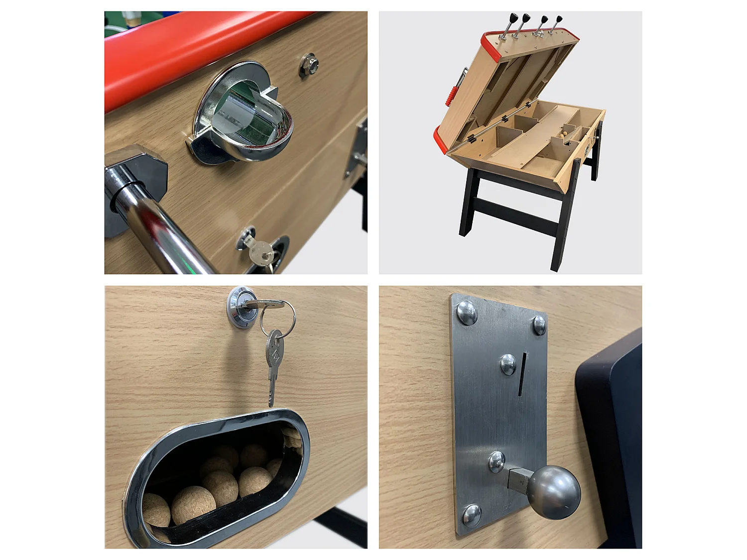 Baby-foot avec monnayeur - HAPPY GARDEN