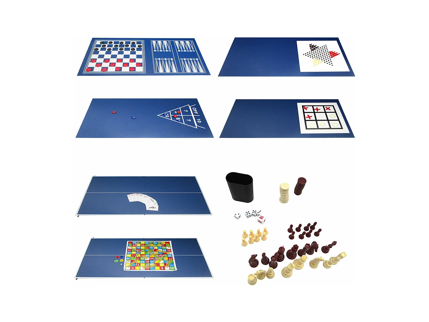 Table multi-jeux 20 en 1 - HAPPY GARDEN