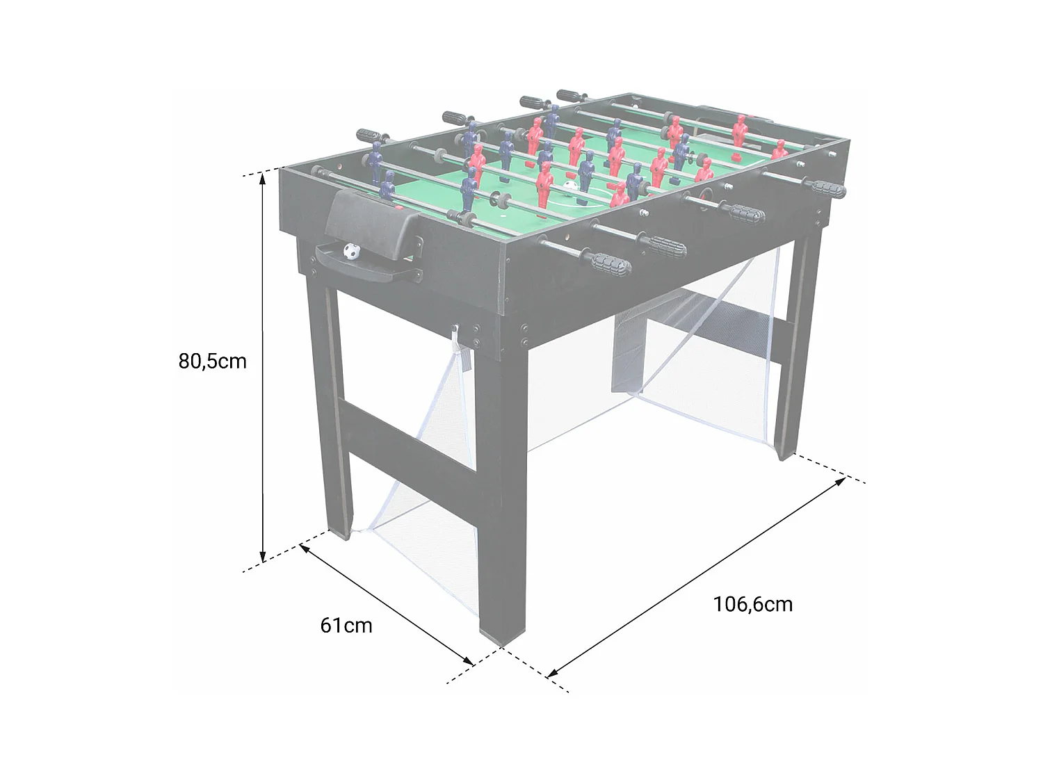 Table multi-jeux 20 en 1 - HAPPY GARDEN