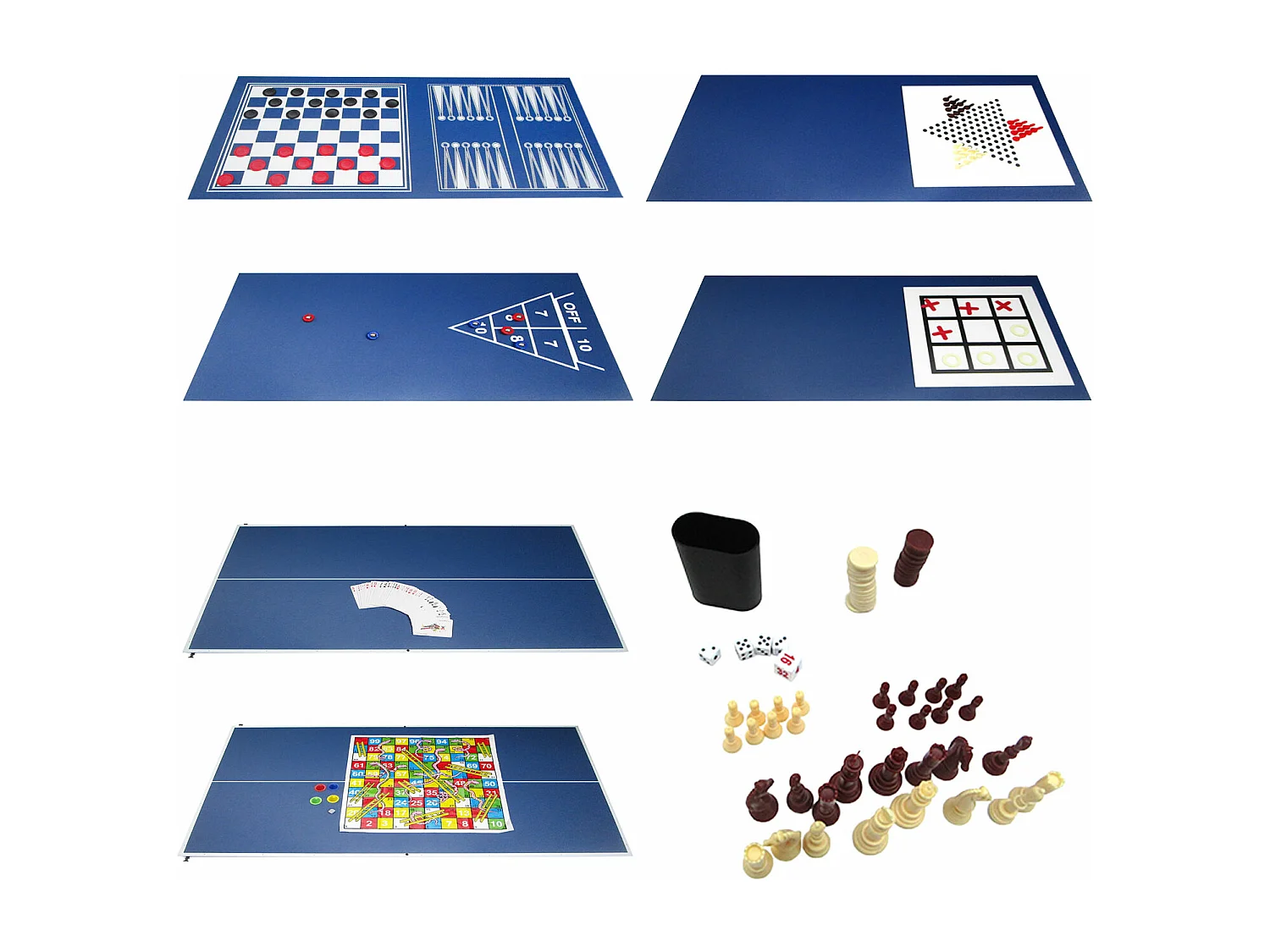 Table multi-jeux 20 en 1 - HAPPY GARDEN