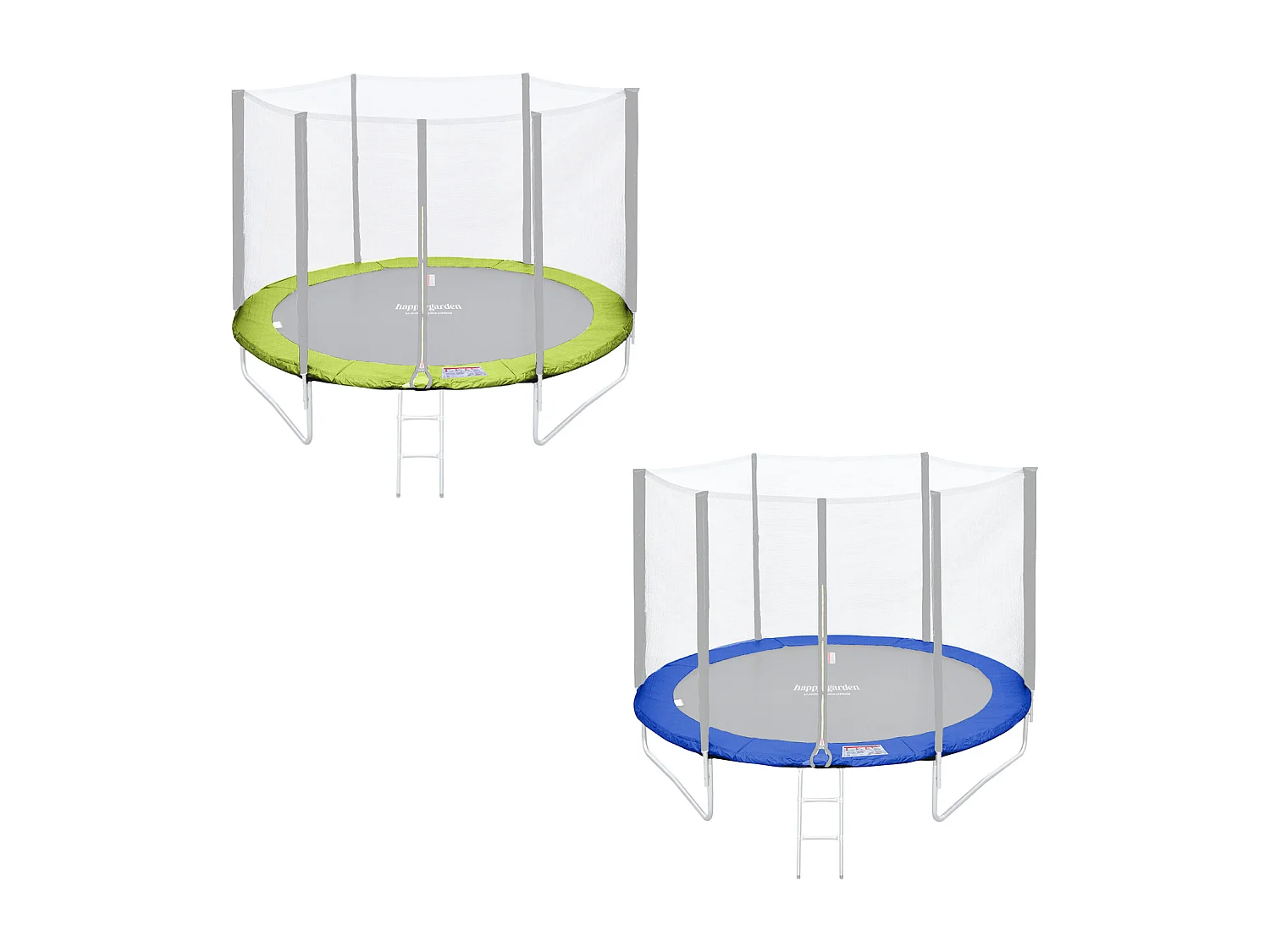 Tapete de protecção reversível para trampolim Ø245cm CANBERRA - verde/azul