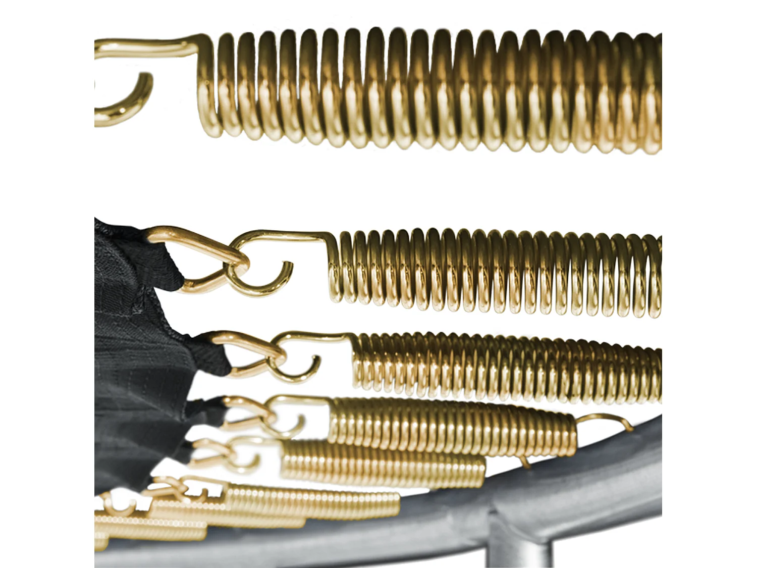 Premium Pack Trampolin 245cm wendbar grau / rosa CANBERRA + Netz, Leiter, Abdeckplane und Verankerungsset