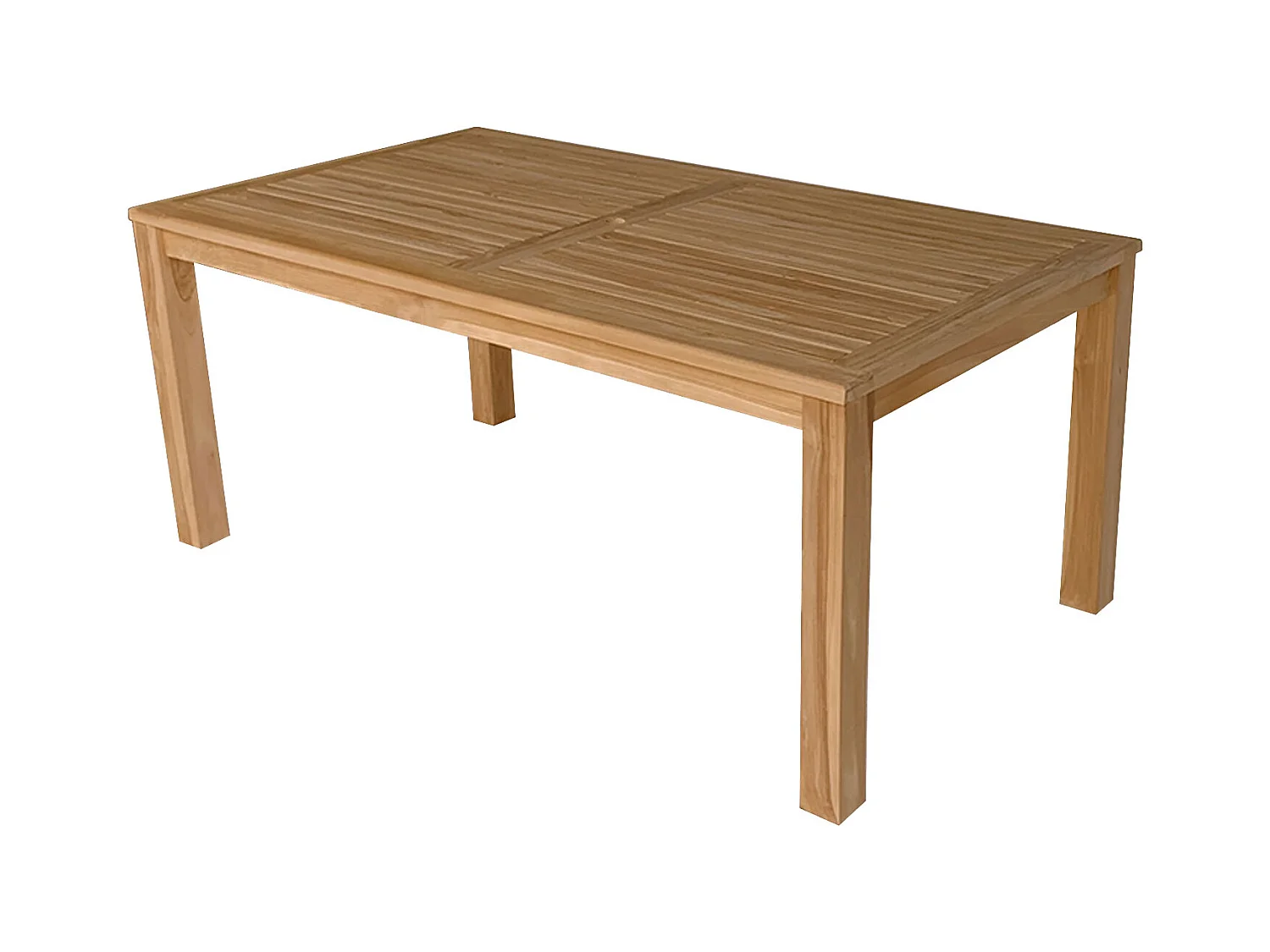 Table rectangulaire 180cm en teck JAVA - HAPPY GARDEN