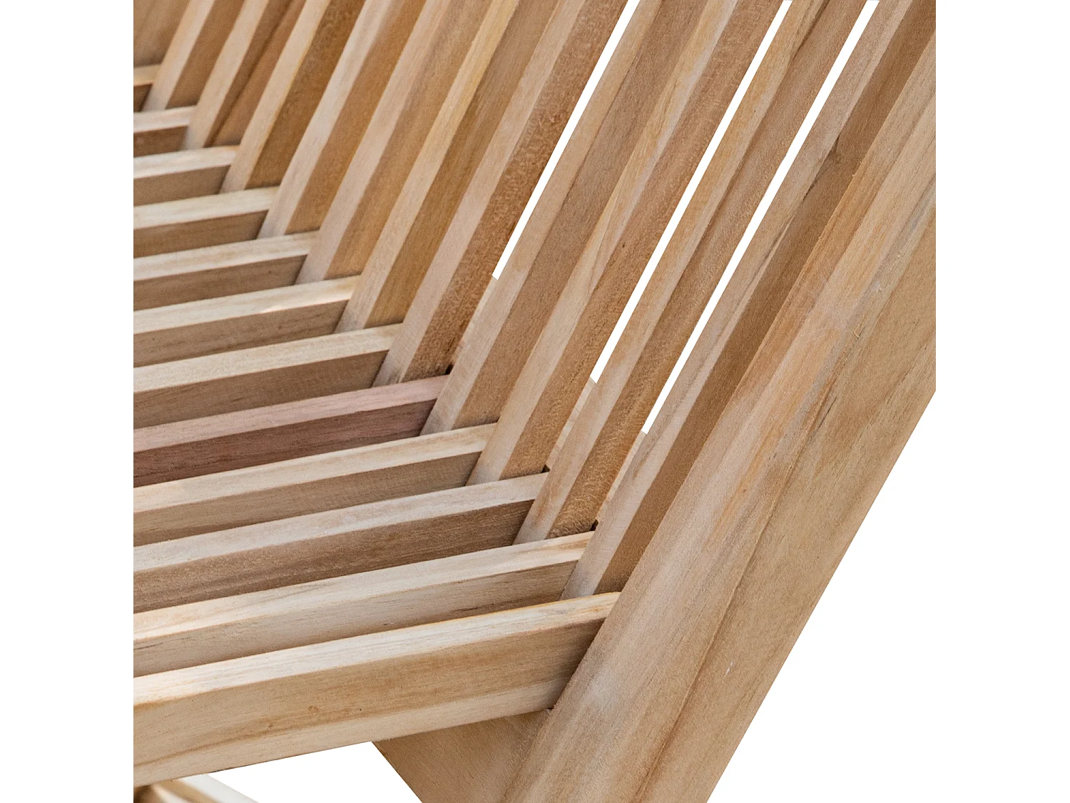 Set van 2 LOMBOK teakhouten tuinstoelen