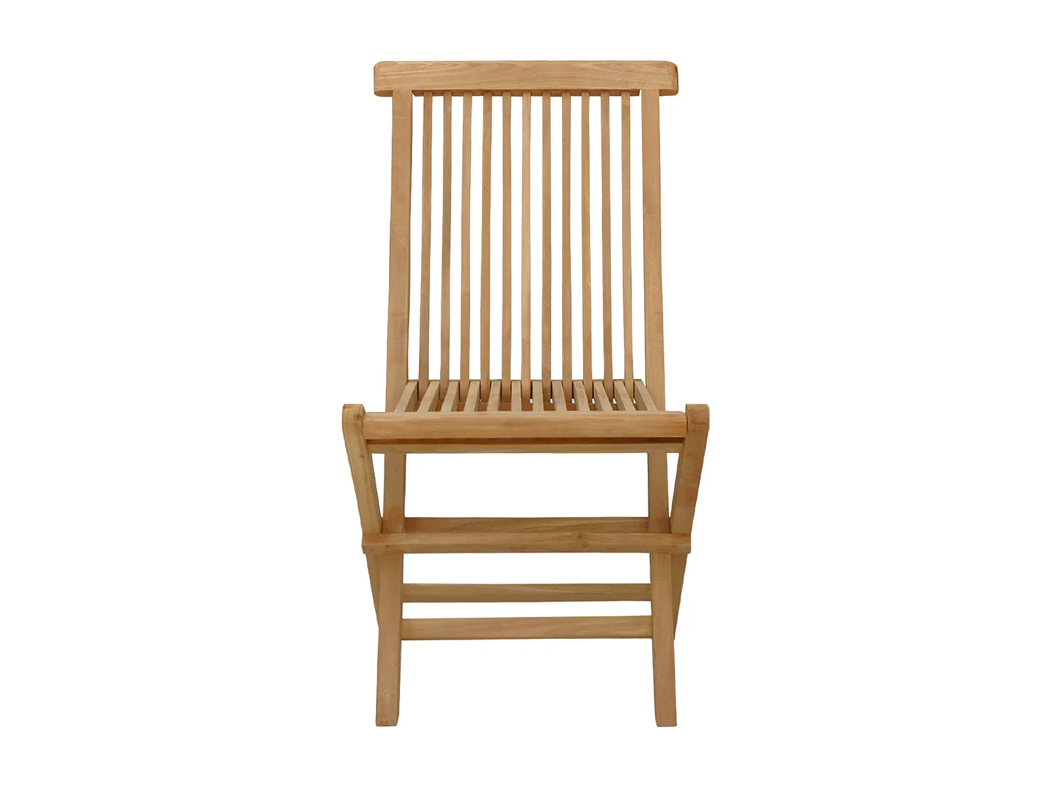 Teakhouten tuinmeubelen JAVA - vierkante tafel en klapstoelen - 8 zitplaatsen