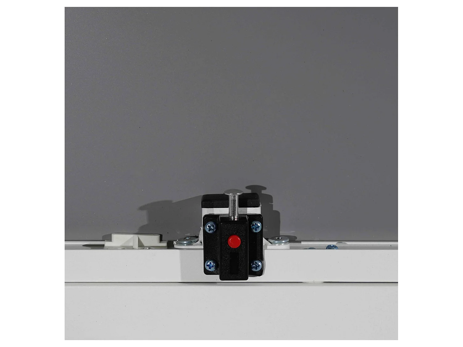 LAMPEDUSA grijs textilene verlengbare tuinset 10 zitplaatsen - wit aluminium