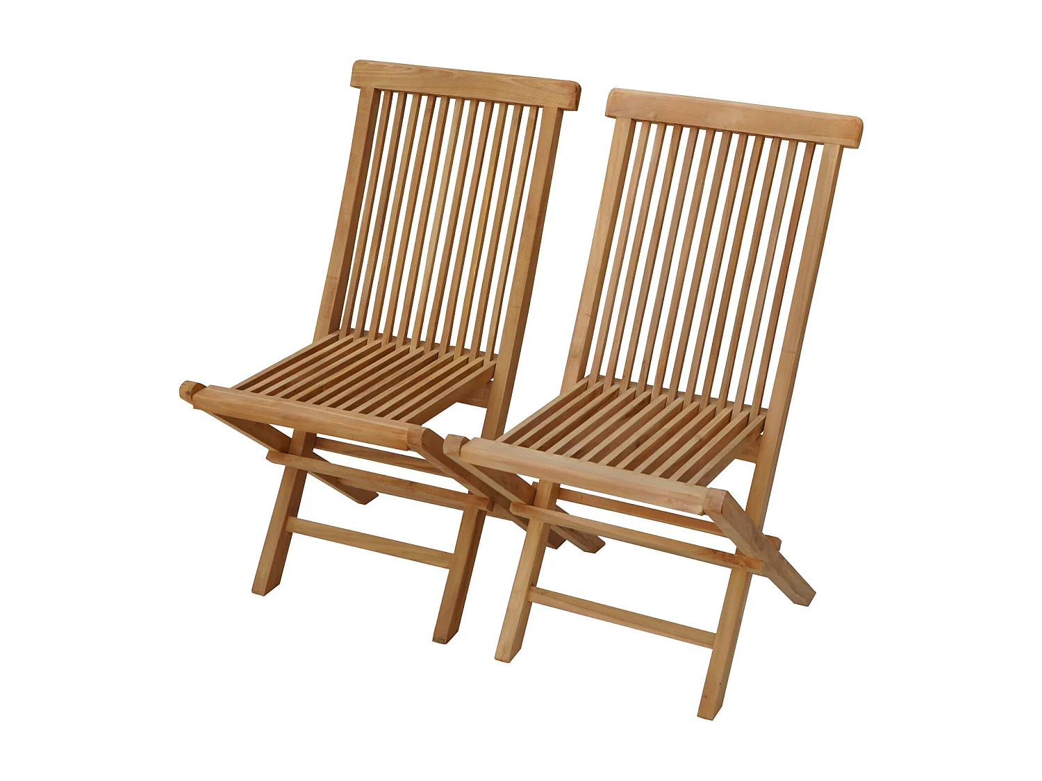 Salon de jardin en teck LOMBOK - table ovale extensible - 6 places - HAPPY GARDEN