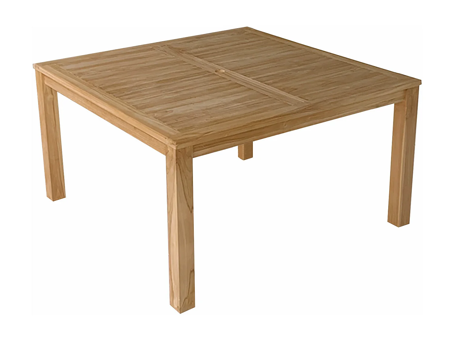 Mobiliário de jardim em teca JAVA - mesa quadrada - 8 lugares
