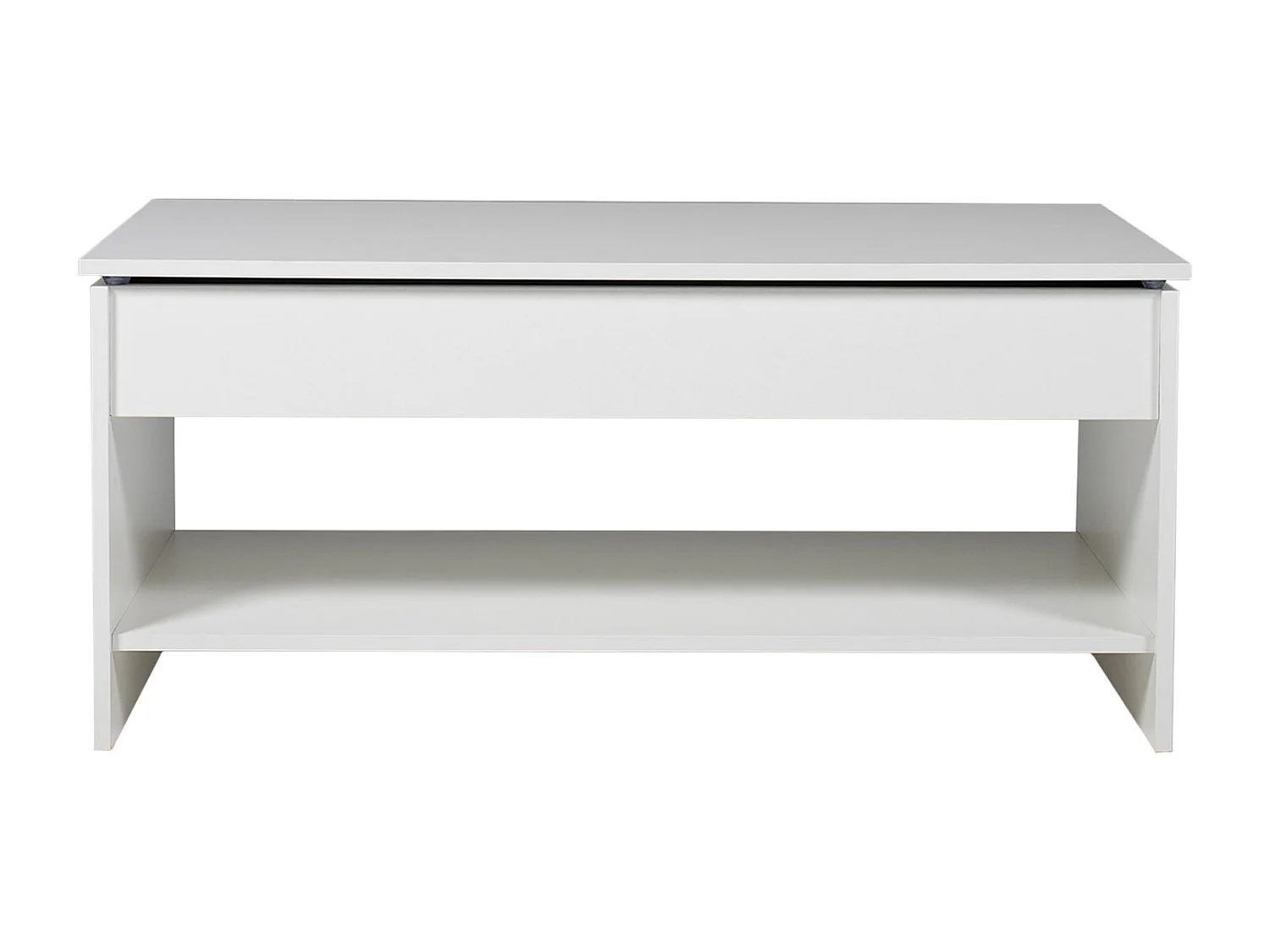 Table basse avec plateau relevable blanche HEDDA - HAPPY GARDEN