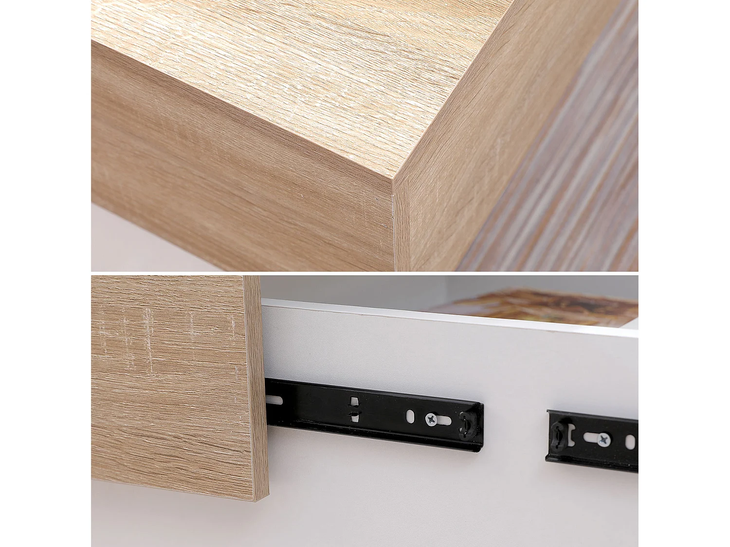 GRETA salontafel wit met afneembaar blad