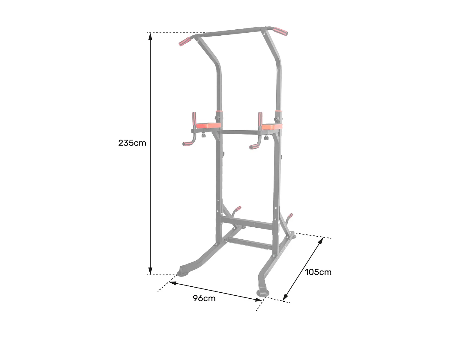 Chaise romaine multifonction FORCE - HAPPY GARDEN