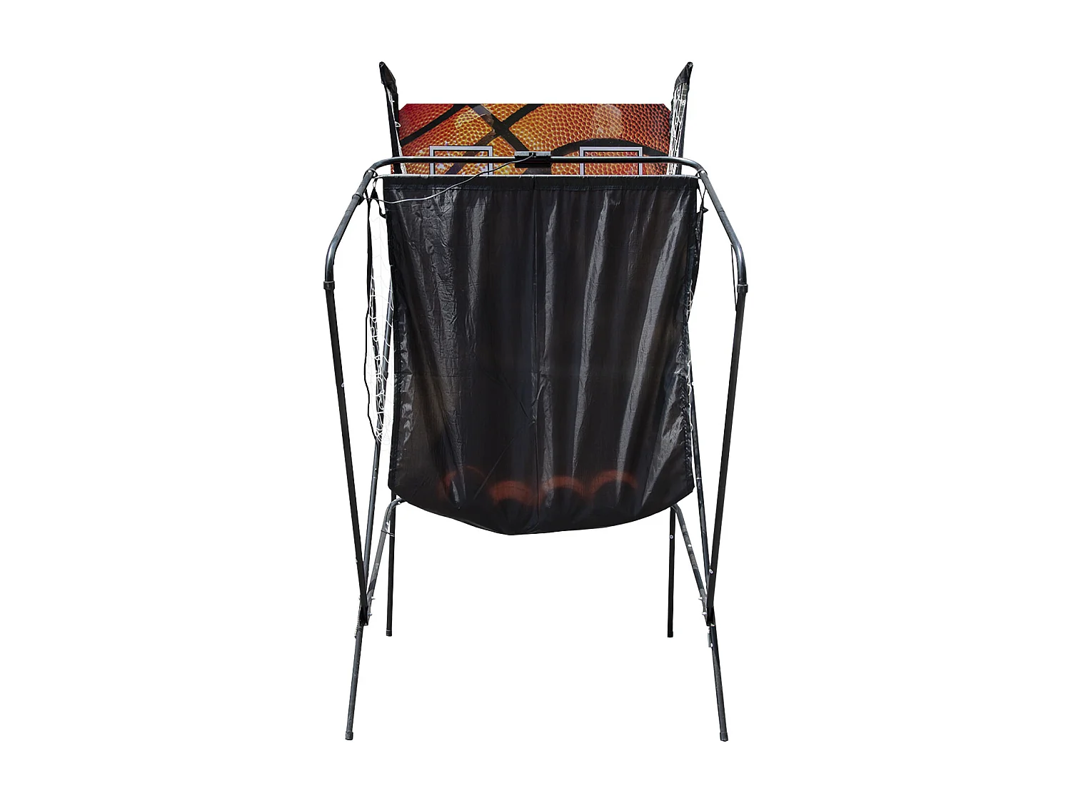 Juego de baloncesto arcade plegable de doble canasta