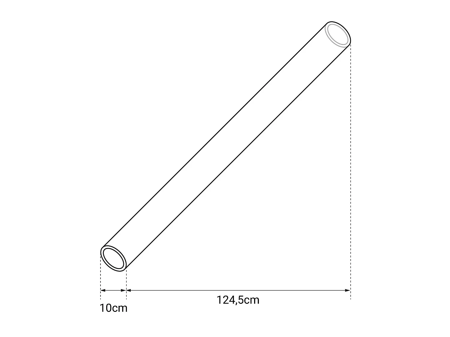 Glazen buis voor STOCKHOLM gas terrasverwarmer