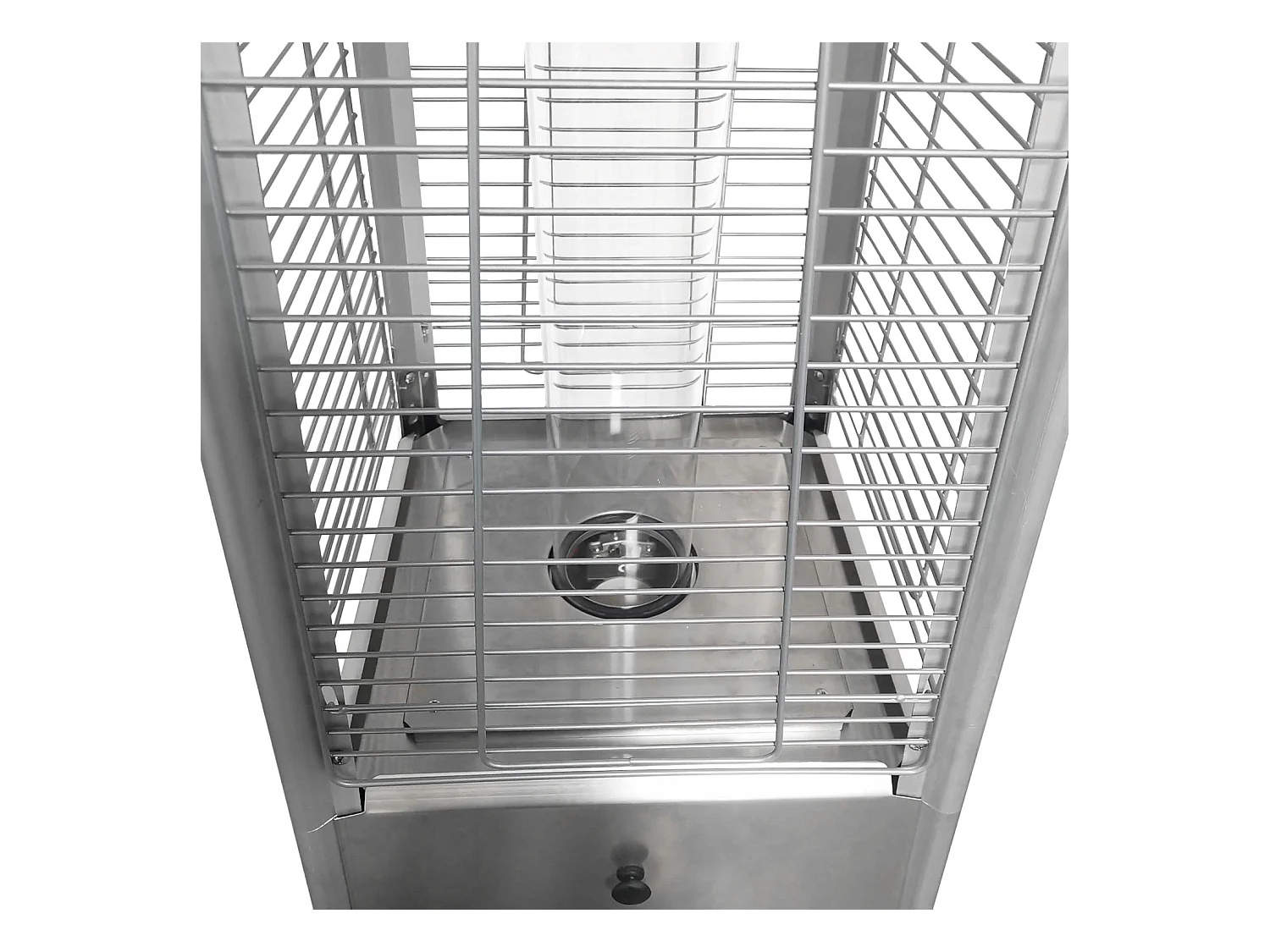 Parasol chauffant STOCKHOLM 13kW inox + housse - HAPPY GARDEN
