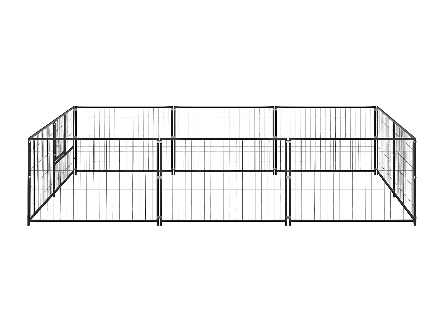 Chenil Noir 6 m² Acier RG3Q27323