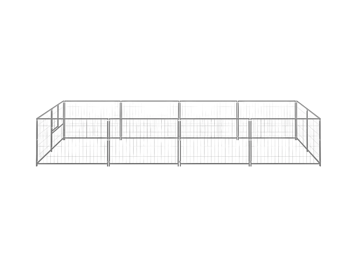 Chenil Argenté 8 m² Acier RG3Q56286