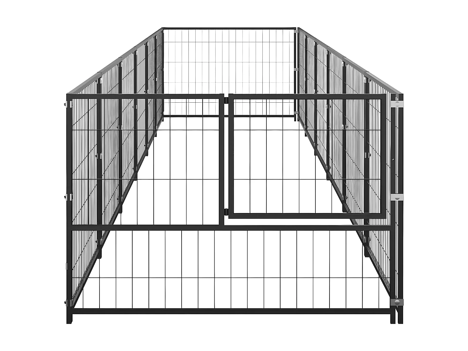 Chenil Noir 6 m² Acier RG3Q59798