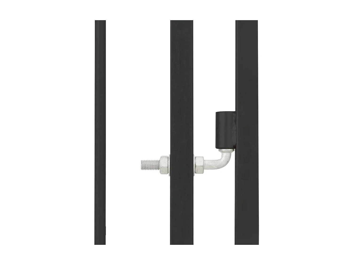 Chenil extérieur avec toit pour chiens 120 x 120 x 150 cm RG3Q23325