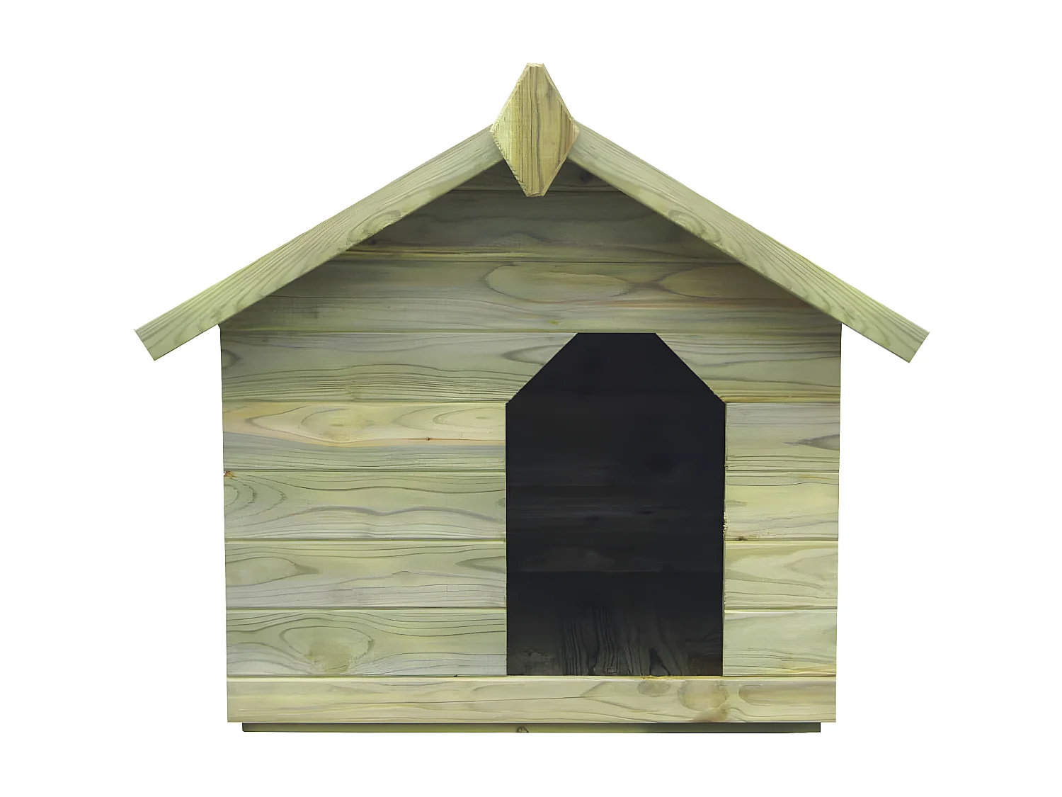 Niche de jardin avec toit ouvrant en bois de pin imprégné RG3Q29974