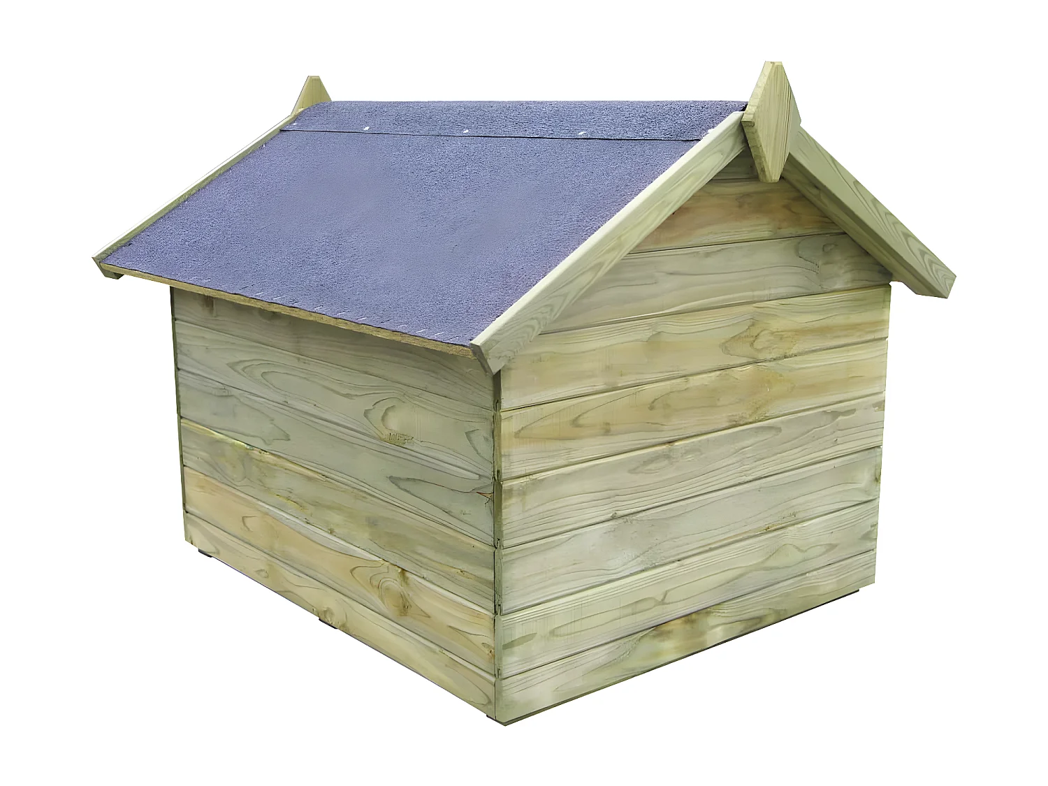 Niche de jardin avec toit ouvrant en bois de pin imprégné RG3Q29974