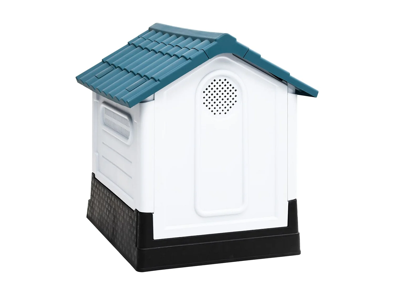 Caseta para perros polipropileno azul 57x68x66 cm ES671749