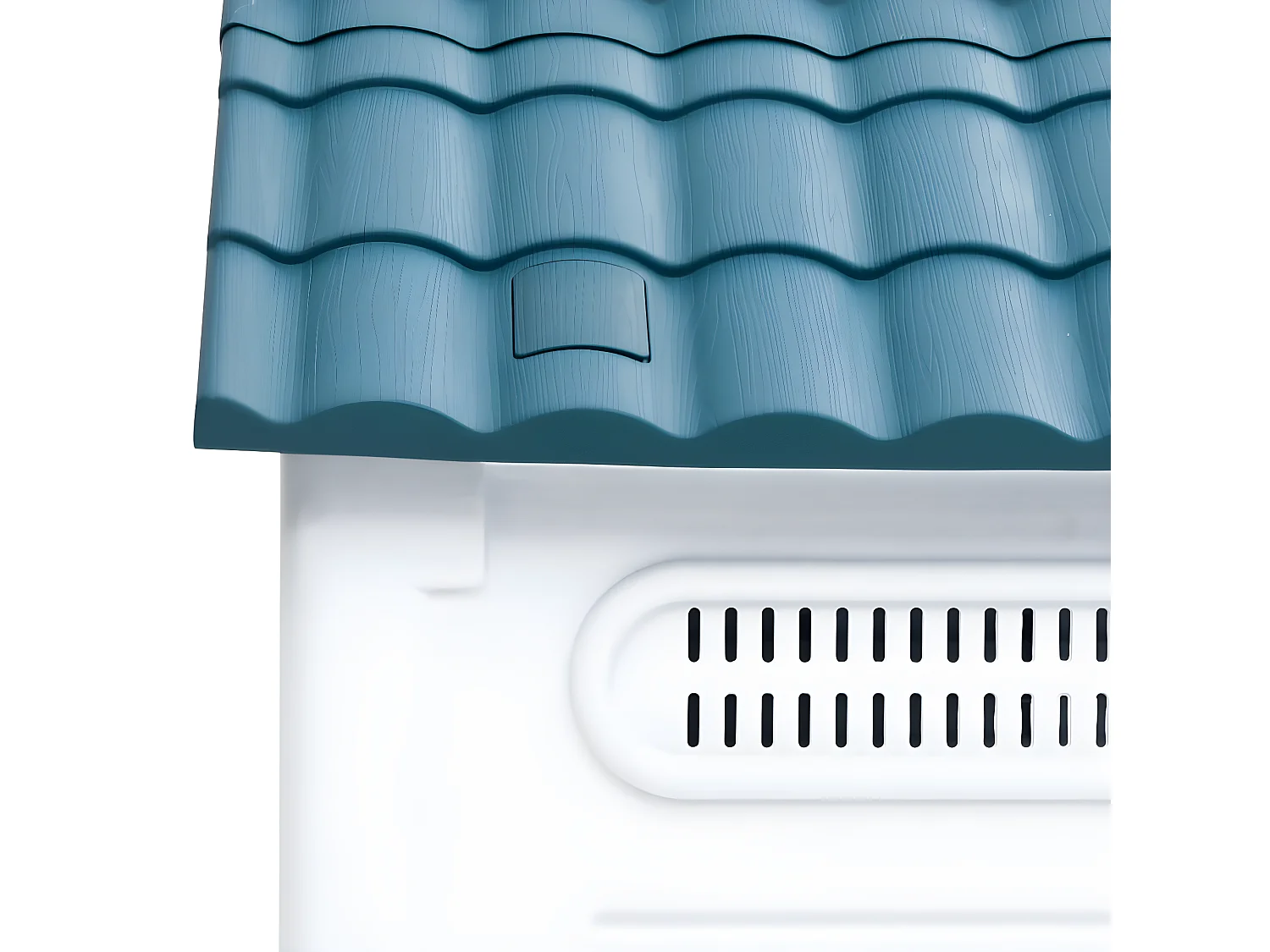 Caseta para perros polipropileno azul 57x68x66 cm ES671749