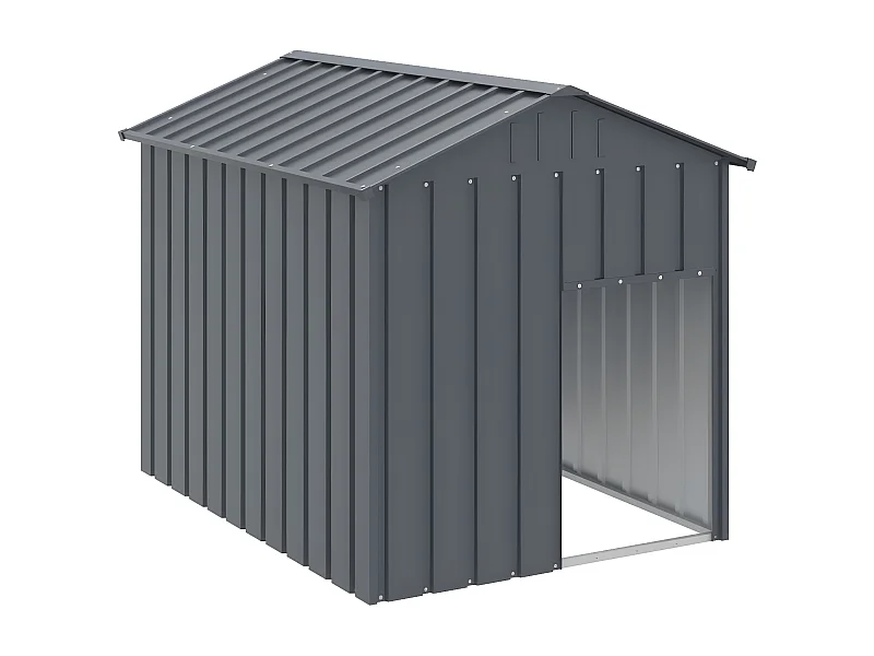 Niche pour chien avec toit anthracite 117x153x123 cm RG3Q81954