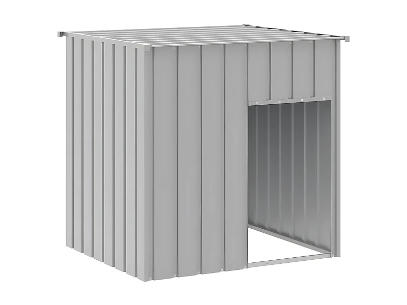 Niche pour chien avec toit gris clair 110x103x109 cm RG3Q68848