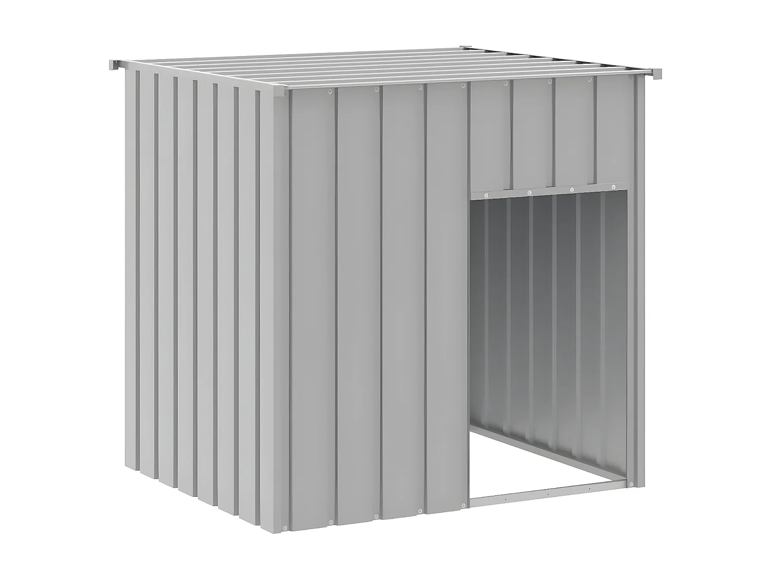 Niche pour chien avec toit gris clair 110x103x109 cm RG3Q68848