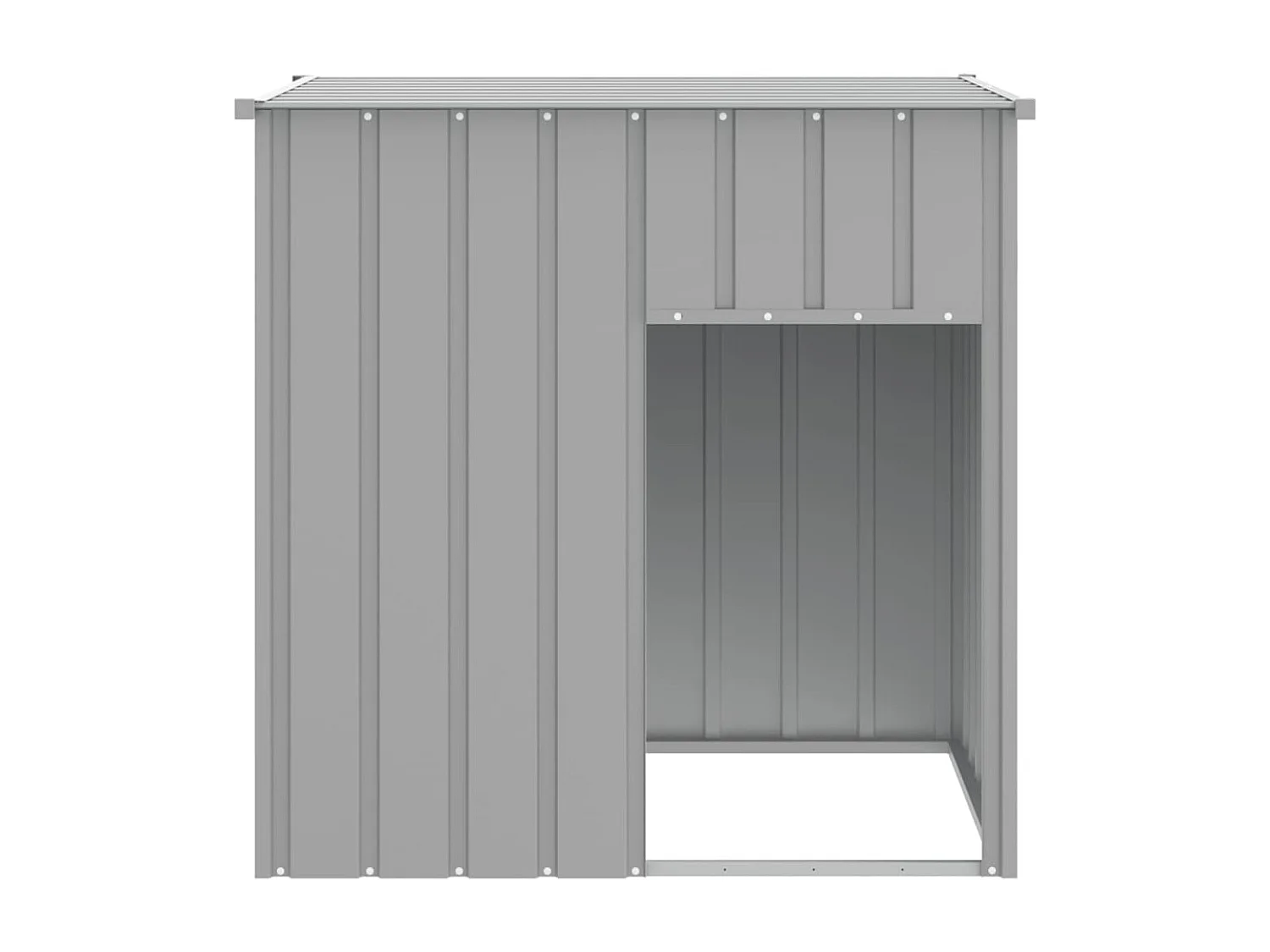 Niche pour chien avec toit gris clair 110x103x109 cm RG3Q68848