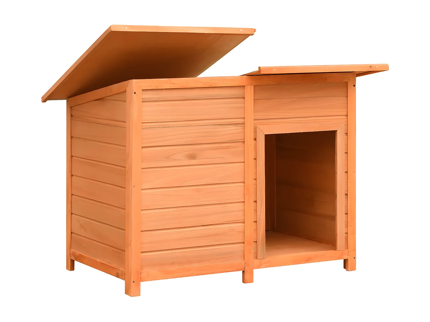 Niche pour chiens Bois de pin et de sapin solide 120x77x86 cm RG3Q95671