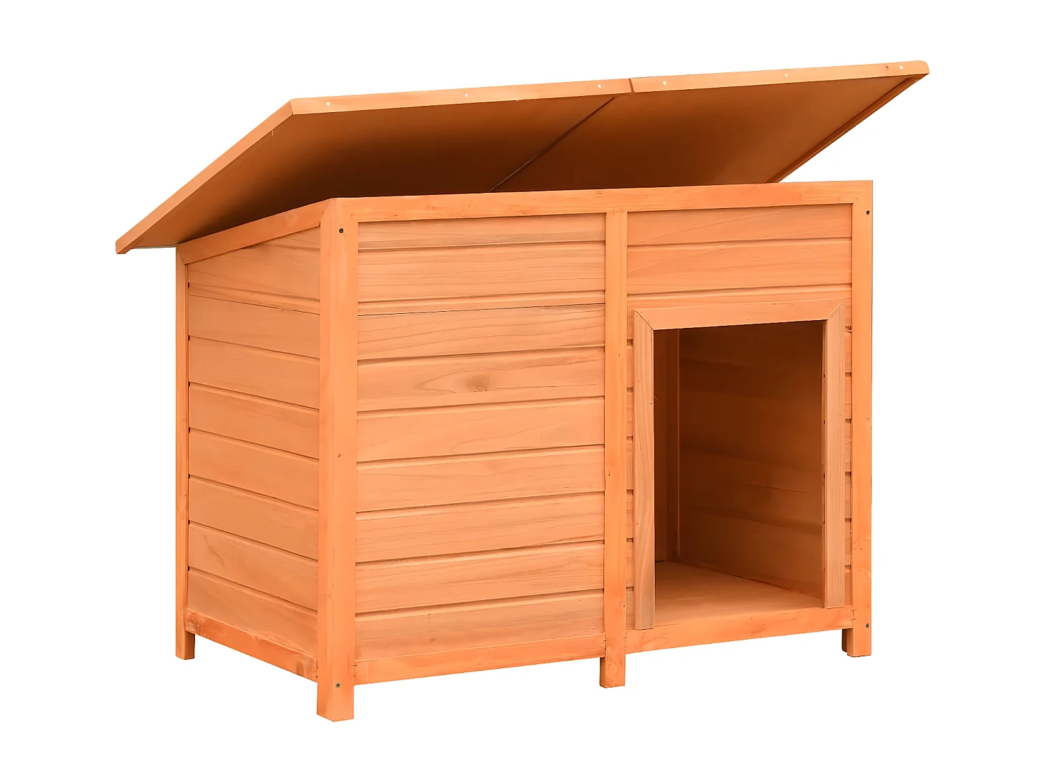 Niche pour chiens Bois de pin et de sapin solide 120x77x86 cm RG3Q95671