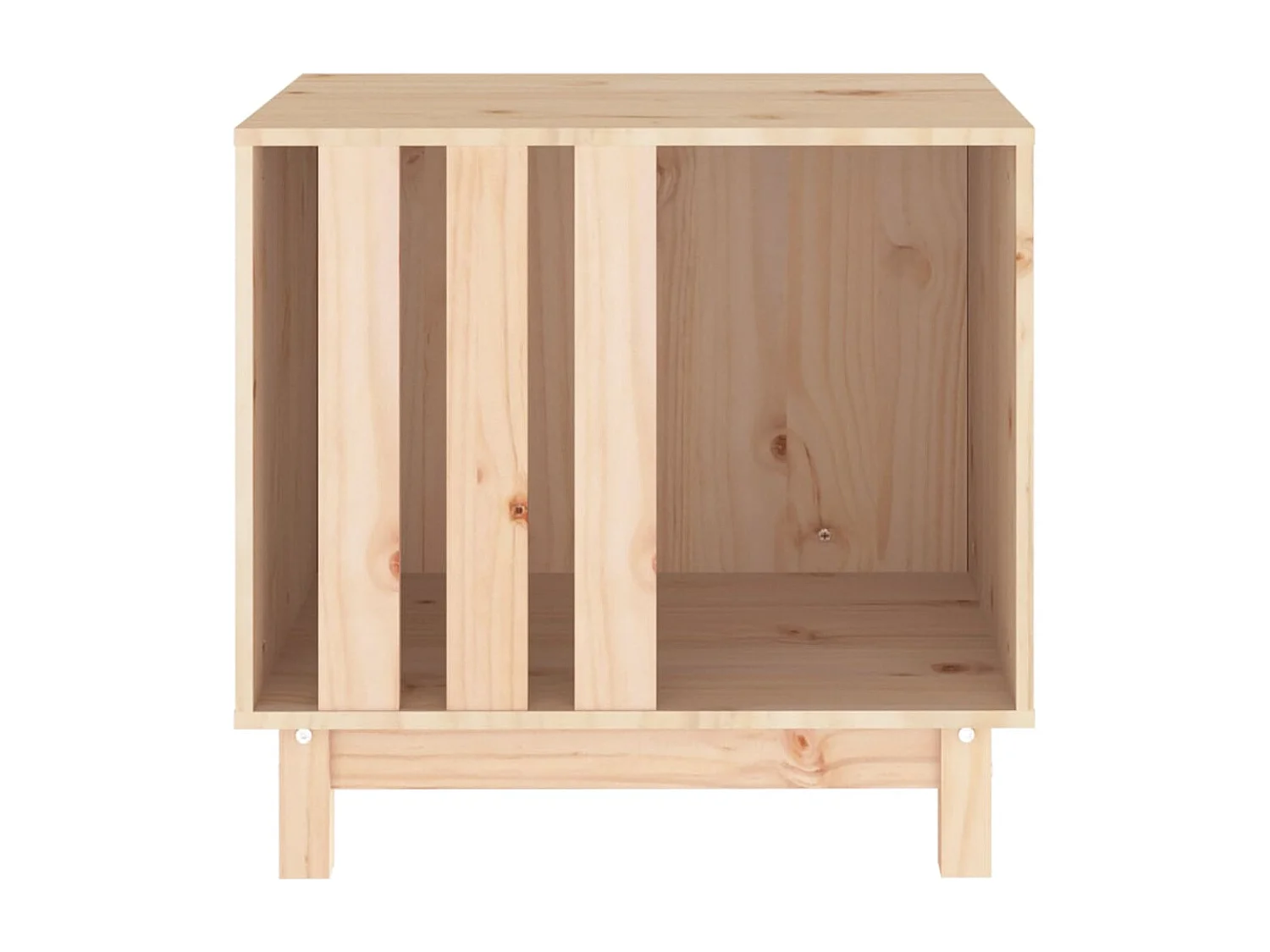 Caseta para perros madera maciza de pino 60x45x57 cm ES223307