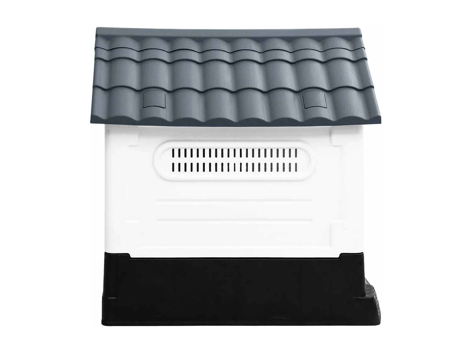 Casota para cães 57x68x66 cm polipropileno cinzento PT993391