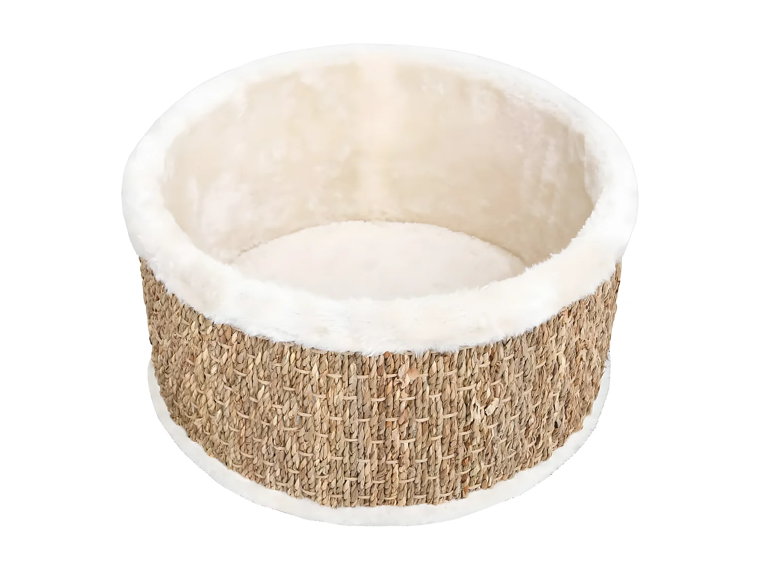 Cesto para gatos redondo 36 cm ervas marinhas PT455789