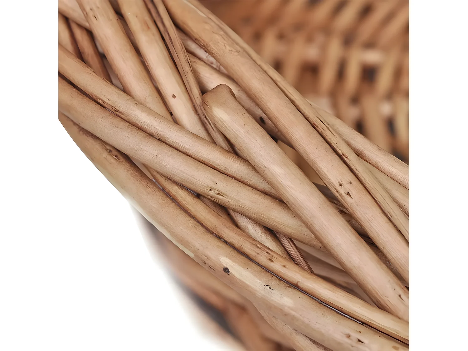 Cesto para cão/cama para animais salgueiro natural 90 cm PT322297