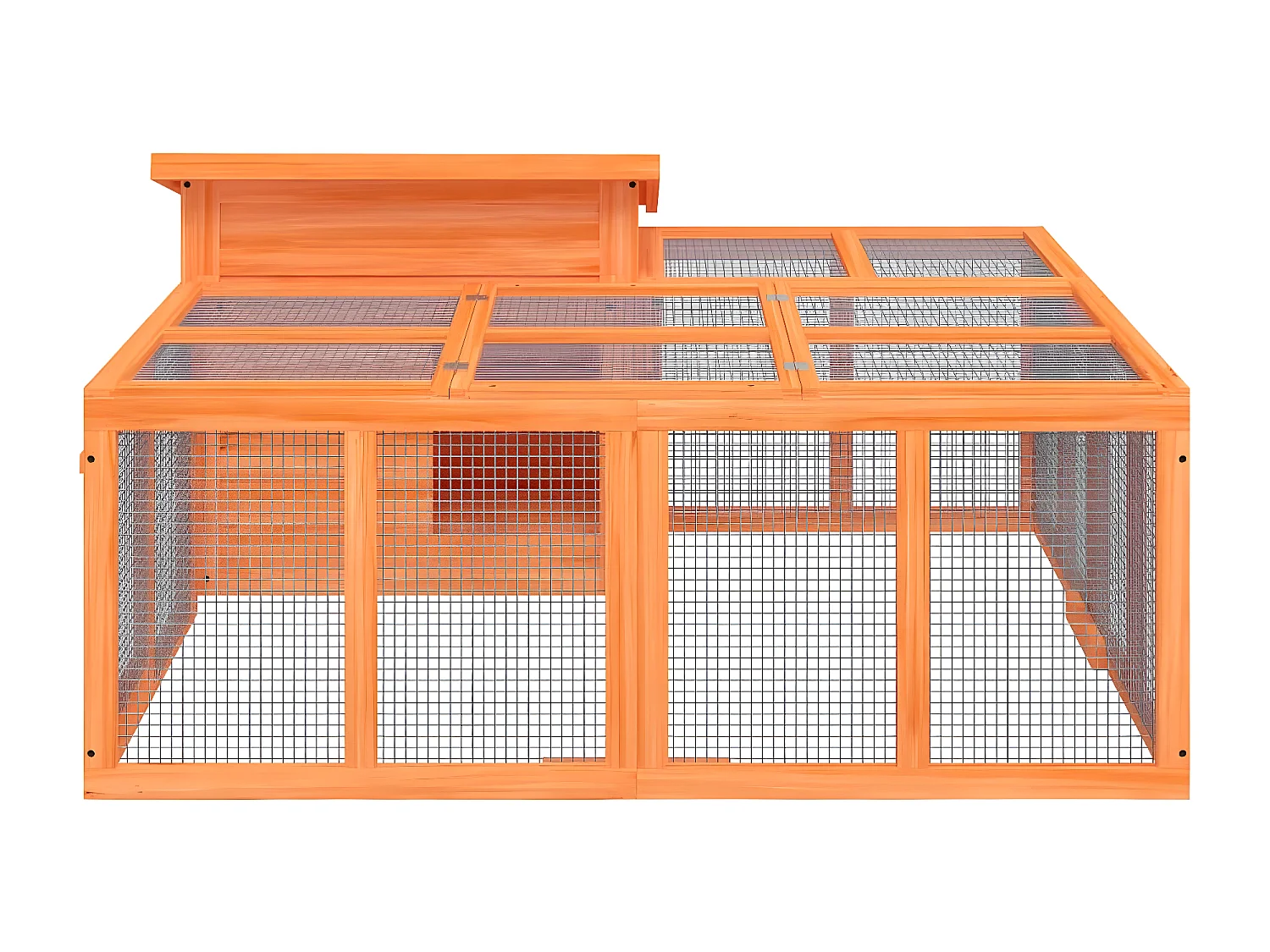 Coelheira 144x123x67,5 cm pinho maciço castanho PT220576