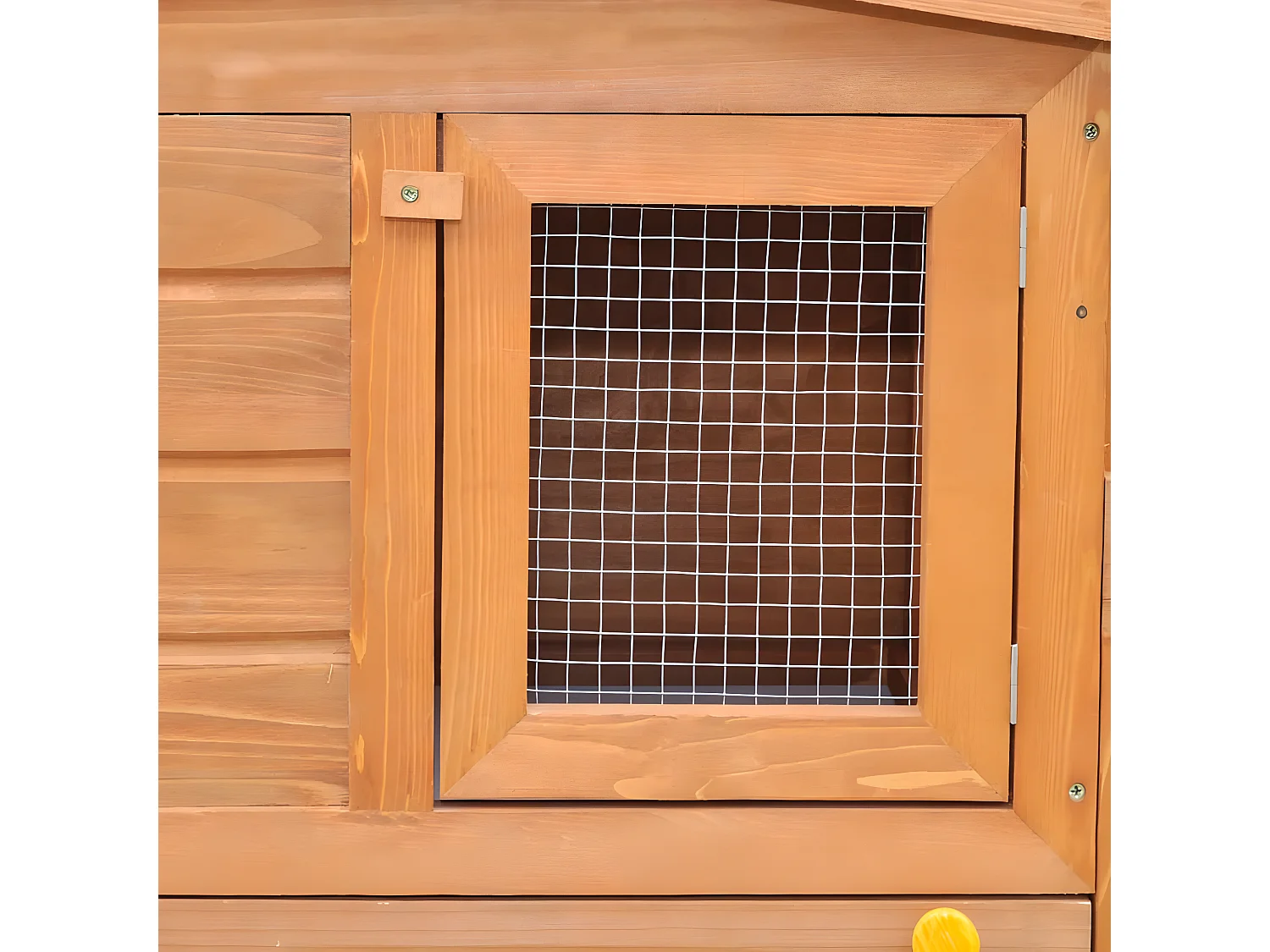 Clapier large pour petits animaux avec toits Bois RG3Q18726