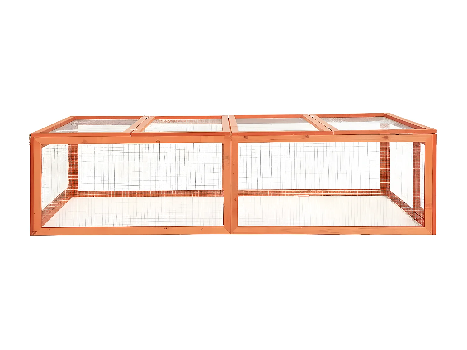 Clapier 183x90x46,5 cm Bois de sapin massif RG3Q67858