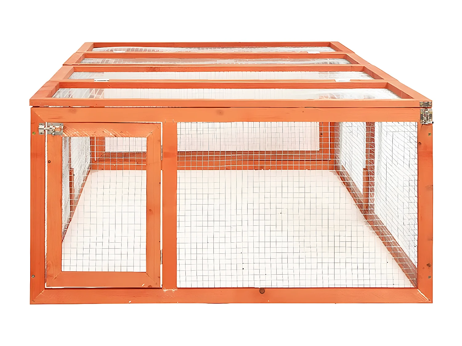 Clapier 183x90x46,5 cm Bois de sapin massif RG3Q67858